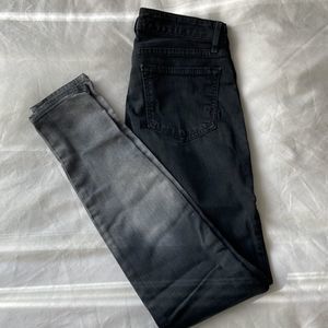 Rich & Skinny Black Ombré Skinny Jeans, size 25